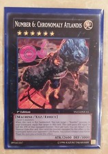 YUGIOH YU-GI-OH! NUMERO 6  CRONOMALIA ATLANDIS COMUNE NUOVA INGLESE YS13-ENV1