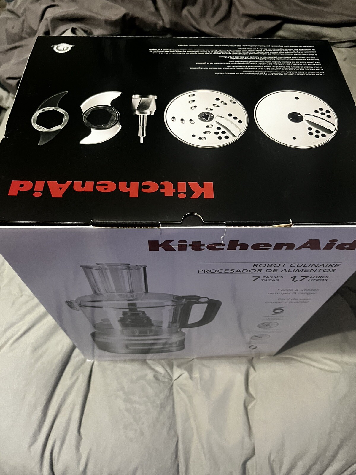 KitchenAid 7-Cup Food Processor Plus |-Contour Silver