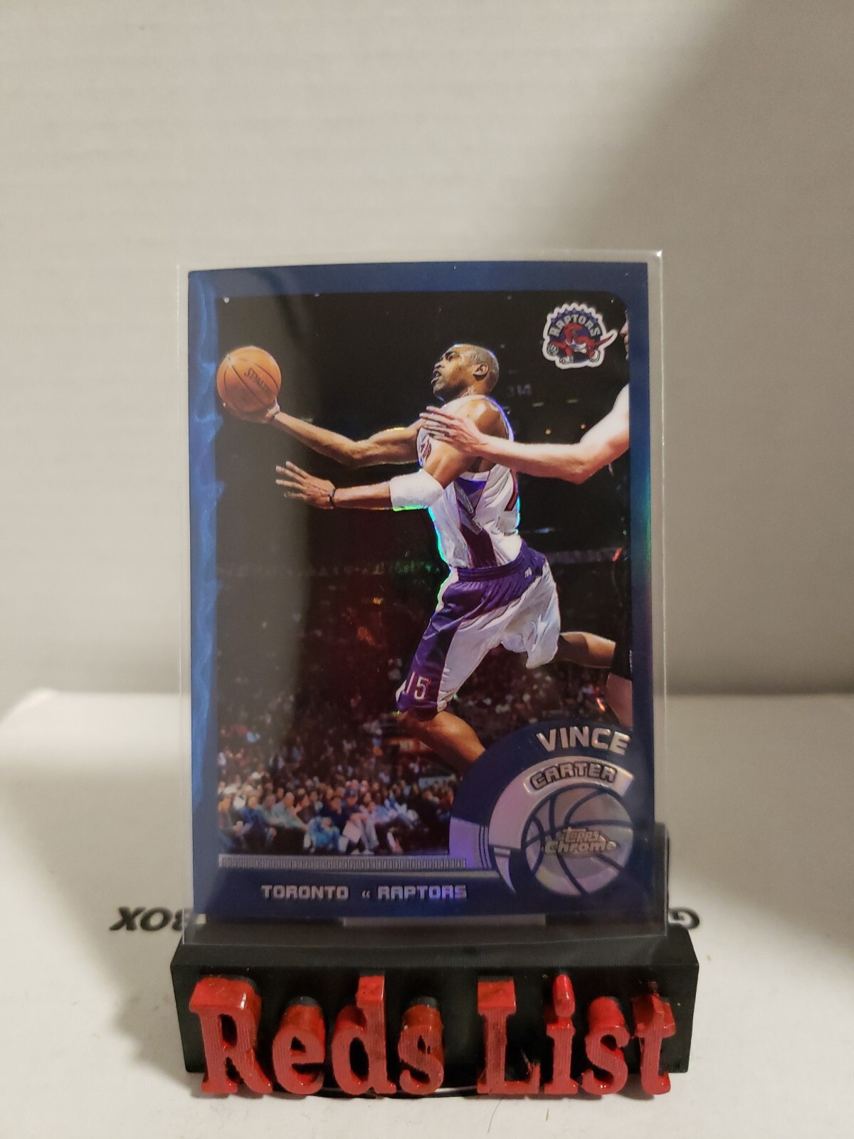 2002-03 Topps Chrome Refractor #30 Vince Carter Toronto Raptors 