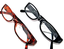 2  pair Reading Glasses  Lady delux fashion variety colors readers Power +2.50