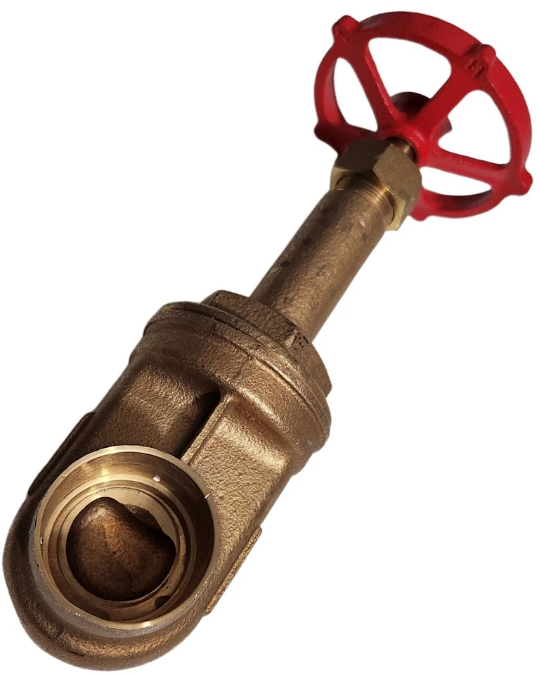 Milwaukee Gate Valve 1-1/2 in dia. solder ends bronze 200 psi, Class 125, Rising - Image 4 of 4