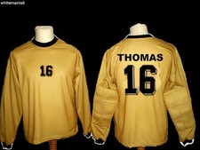 Torwart Trikot GOLD  alle Grössen Wunschname u Nr mögl zB Buffon De Gea Schürrle