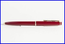 1966 MONTBLANC # 38 penna a sfera bordeaux ROSSO e oro / nuova miniera 