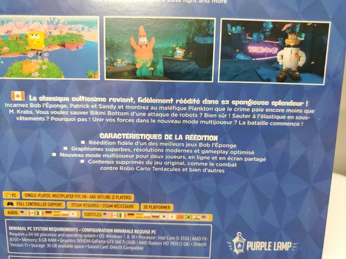 Pantalones Cuadrados Bob Esponja: Batalla por la Parte Inferior de Bikini - Rehidratados - PC - Nuevos - Imagen 5 de 6