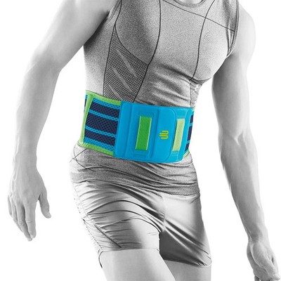 Bauerfeind Sports Back Support, Rückenbandage türkis