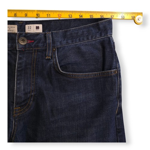 Tommy Hilfiger Jeans Mens Size 32W 33L Blue Regular Fit Skinny Style Jeans - Picture 12 of 14
