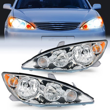 Headlight Assembly Compatible with 2005 2006 Toyota Camry LE XLE SE Headlamps Re