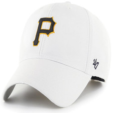 47 Mlb White Mvp Adjustable Hat Adult One Size Fits All One Size Pittsburgh