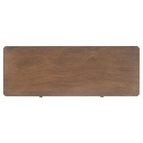 SAFAVIEH Opal 13 in. Brown Rectangle Wood Console Table with Drawer - Picture 3 of 9