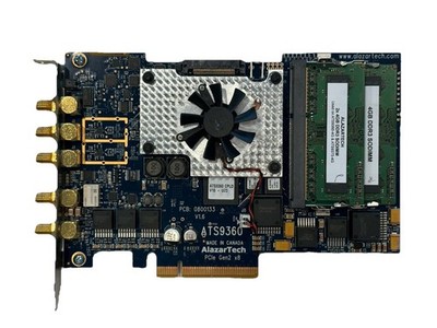 AlazarTech Ats9360 PCIe Digitizer Adc Capture Board 12 bit, 1.8 GS/s