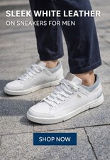 On Running The Roger Advantage White Leather Sneakers Size 7 Men's