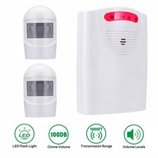 2 WAYS- Home Doorbell or Security Wireless Dr...