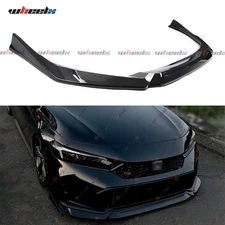 For 2025-26 Honda Civic 11th Gen Yofer Style CarbonFront Bumper Lip Splitter Kit
