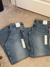 Cat  Jack Boy  s Jeans Size 16 Husky Straight Leg Lot Of 2