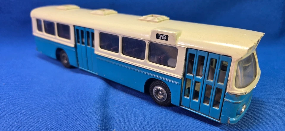 Vintage 1960s Tekno Denmark Holland 851 Scania CR-76 City Bus-Blue/white NO BOX! - Image 2 of 4