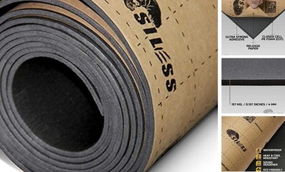  Liner 157 (4 mm) mil 36 sqft Car Sound 157mil Closed Cell Foam 157 mil 36 SqFt