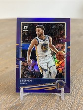 2020-21 Panini Donruss Optic Stephen Curry #17 Purple Prizm