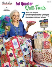 "Fat Quarter Quilt Treats" by Fabric Caf 7 Quilt Patterns 3 Yard Quilts 12 FQs