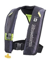Stratus 35 Inflatable Life Jacket PFD for Adults  US Coast Guard Hi-Vis Green