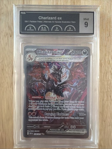 Pokemon TCG Charizard ex 234/091 SV Paldean Fates SIR Full Art Holo PCG 9