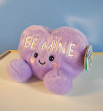 Aurora Palm Pals Be Mine Purple Candy Heart Plush Stuffed Animal 5" 1-293