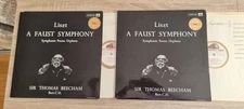 HMV ASD 317-318 UK Orig ED1 W/G  2LP Liszt A Faust Symphony Beecham EX+
