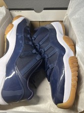 Nike Air Jordan 11 Retro Low Men's Size 12 Navy Gum 528895-405