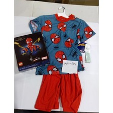 Marvel Spider-Man Pajama Set Boys Size M 8/10 Blue Red NWT SM419BSSTG