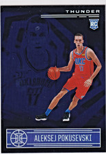 2020-21 Panini Illusions - Aleksej Pokusevski Sapphire Rookie (RC) OKC Thunder