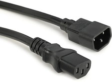 Hosa PWL-403 IEC C14 to IEC C13 Extension Cord - 3 foot