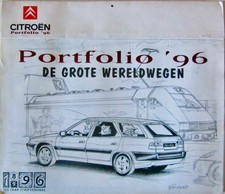 1996 CITROEN CALENDRIER XANTIA ZX XM  AX ILLUSTRATEUR DANY GOS MORRIS WALTHERY