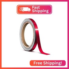 Vvivid Gloss Metallic Red Air-release Adhesive Vinyl Pinstripe Tape Roll Inch