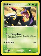 Seviper 32/110 Rare Holon Phantoms Pokémon Card on eBay