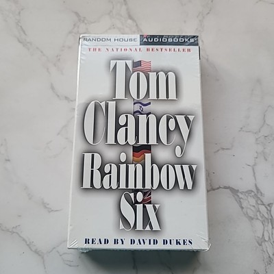 RAINBOW SIX by Tom Clancy Audio Cassette Tapes Abridged Audiobook NEW SEALED