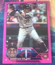 2023 Topps Chrome Update #USC146 Donovan Solano Pink