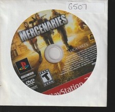 Mercenaries Sony PlayStation 2 Used Video Game Disc Only Sleeved