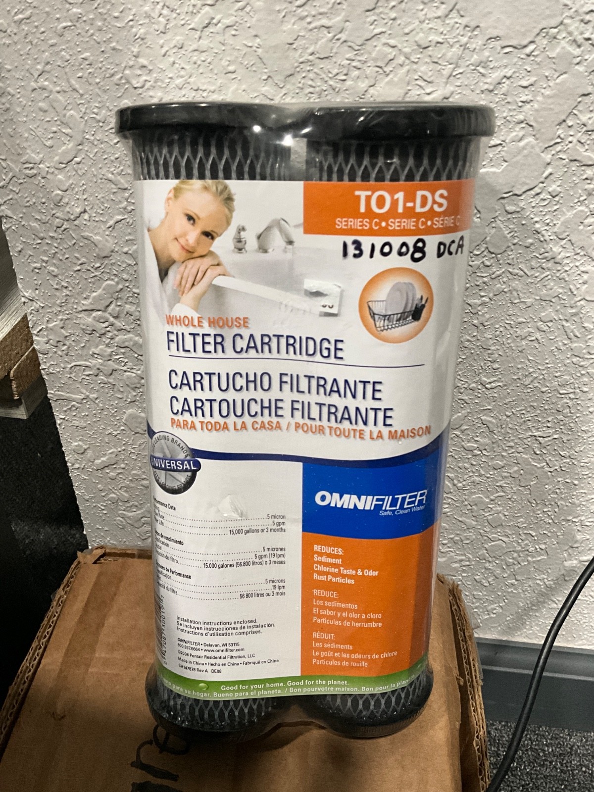 OMNIfilter TO1-DS Series C Whole House Filter Cartridge 2PK 