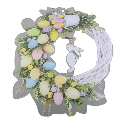 Easter Festivity Decor with Exquisite Floral Design in Acrylic Material