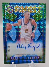 2023-24 Topps Finest - Flashback Autographs Alex English Blue Geometric /99