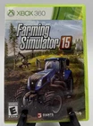 XBOX 360 FARMING SIMULATOR 15 VIDEO GAME CIB W/MANUAL TESTED