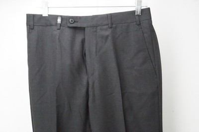 Zanella Rhys Dark Gray 100% Wool Mens Pants Trousers Sz 46 EU NEW