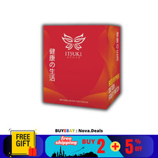 1 X Itsuki Kenko Red Pepper Herbal Foot Pads Patch Detoxifying