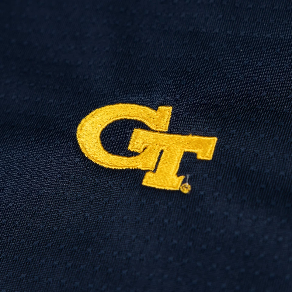 Antigua GEORGIA TECH Yellow Jackets Coaches Golf Polo Shirt Mens Size XL Blue - Image 3 of 4