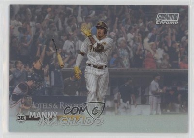 2023 Topps Stadium Club Chrome Pearl White Refractor /30 Manny Machado #193 b4d