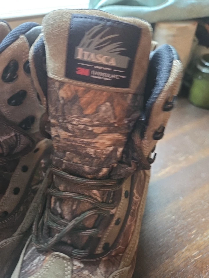 Bota de caza Itasca Camo Thinsulate resistente al agua suela antideslizante/aceite talla 4 Foto 3 de 4