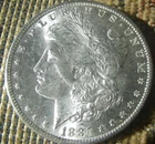 1885-O Morgan Silver Dollar BU