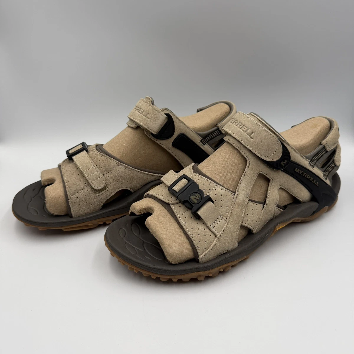 Merrell Kahuna 3 Athletic Hiking Sport Sandals Gray Suede Men\'s Size 13 GUC Merrell Kahuna products for sale | eBay UK main image 4