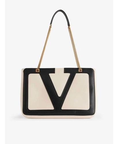 Valentino Superstar Napa Leather Small Shopper Bag 151103952 [P]