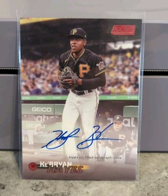 2023 Topps Stadium Club Ke'Bryan Hayes Auto Red /50 #SCBA-KH