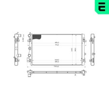 ERA Motorkühler Wasserkühler 673077 für VW POLO 5 6R1 6C1 GTI TDI WRC AUDI A1 2